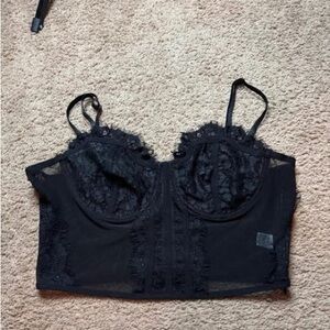 Fashion Nova Black Lace Bra